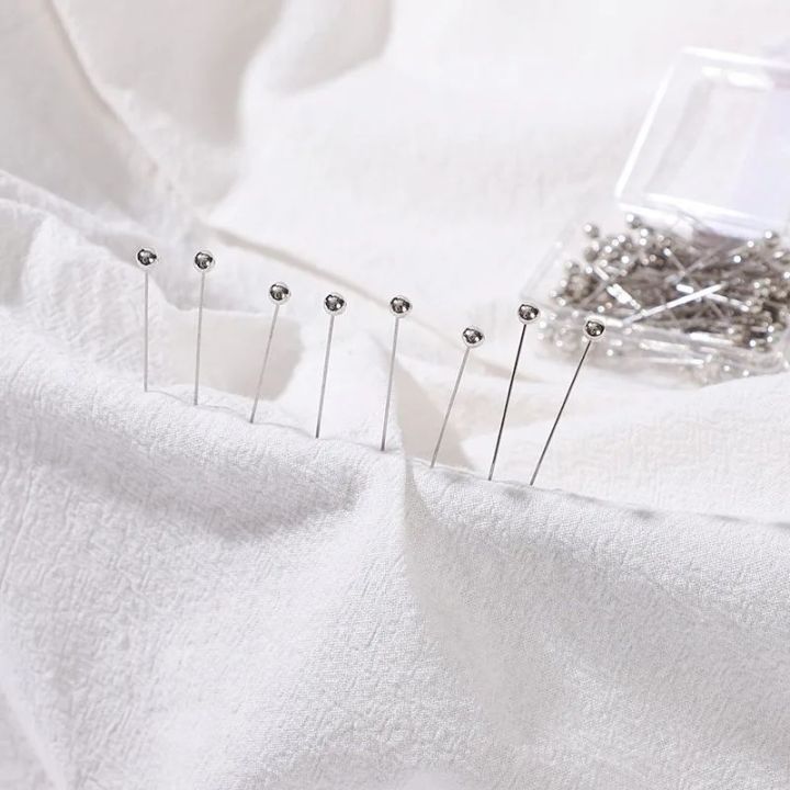 100pc%20Glass%20Round%20Head%20Pins%20Sewing%20Corsage%20Straight%20DIY%20Dressmaking%20Tools%20-%20Image%207