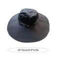 Summer Large Sun Hat Men Women Breathable Fishing Caps Sun UV Protection Mesh Fisherman Hat Hiking Outdoor Beach Cap.