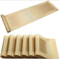 Heat-Resistant PVC Placemat for Dining Table Woven Vinyl Stain Resistant Table Mats Easy to Clean 8+1=9 pc set. 