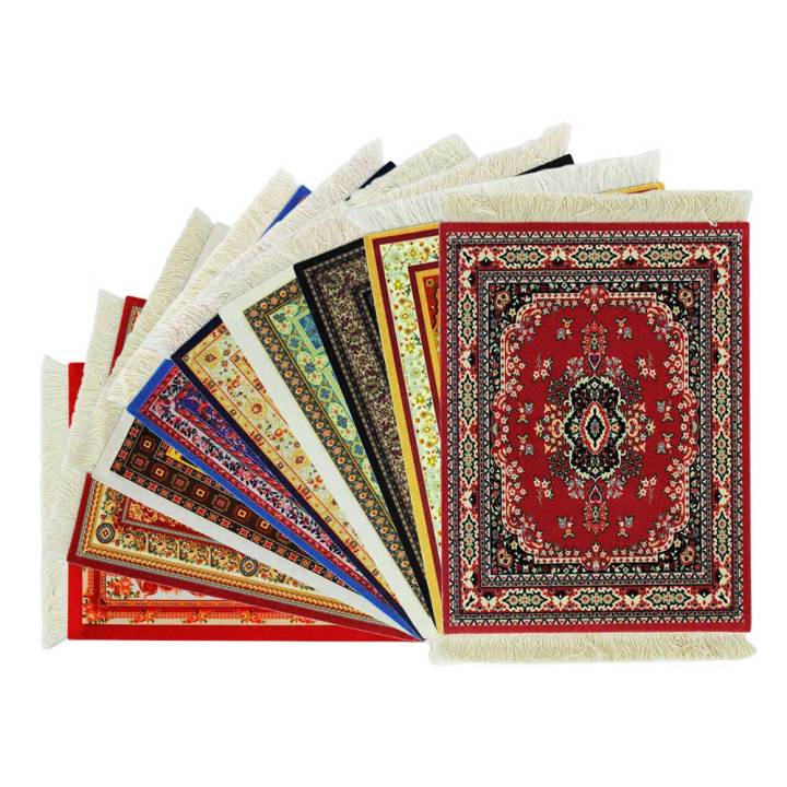 Mousepad Meal Mat Persian Carpet Style Anti-slip Durable Printing Rectangle Gaming Mouse Pads Coaster