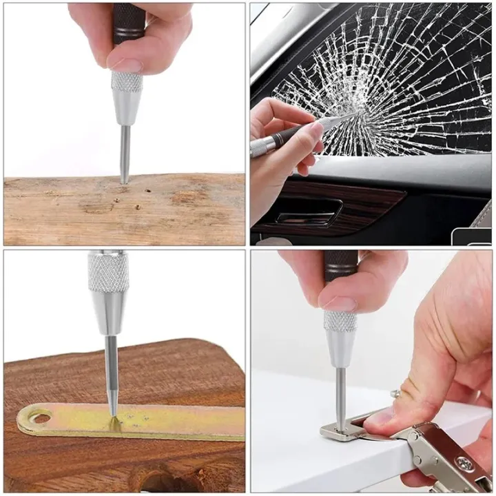 2PC%20Black%20and%20White%20Center%20Punch%20128mm%20Automatic%20Spring%20Locator%20155mm%20Glass%20Striker%20Punch%20Positioning%20Punching%20Tool%20Accessories%20-%20Image%204