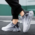 Men's Fashionable Basketball Shoes with Air Cushioning, Comfortable and Non-Slip, Breathable and Shock-Absorbing, Suitable for Men's Outdoor Activities. 