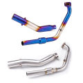 MT15 R15 V3 V4 Motorcycle Exhaust Full Systems Stainless Steel Pipe Header Pipe For Yamaha MT15 R15 V3 V4 2017-2023 Years. 