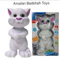 Talking Tom All Touch Toy /  Intelligent Sound Recording  Cat Toy / 5 Touch Sounds For Kids Boys & Girls .( Size 20cm) ( Require 5AA Batteries , Not Included). 