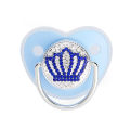 New Baby Pacifier BPA Free Newborn Dummy Soother Toddler Infant Silicone Pacifiers Black Golden Bling Nipple Baby Boy Girls Gift. 