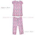 Woman Summer Wear Printed T-shirt and Trouser Set - Fashionable and Comfortable for All Seasons. 