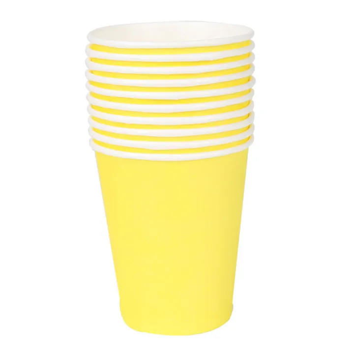 1/5/10/20PCS%209%20Oz%20250ml%20Solid%20Thick%20Paper%20Cup%20Disposable%20Cup%20Wedding%20Birthday%20Party%20Holiday%20Disposable%20Tableware%20-%20Image%207
