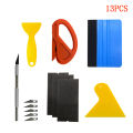 Car Film Wrap Tool Kit Vinyl Spatula Vinyl Scraper Cutter for Vehicle Window Tint Car Accessories Wrapping Tools Squeegee Set. 