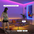RGB COB LED Strip Light 5V USB FOB Tape Smart Tuya WiFi App Remote Control Flexible Ribbon Room Decor Work For Alexa  Home. 