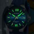 CURREN Simple Luxury Men's Watches New Business Quartz Wristwatch with Silicone Strap Luminous Hands Waterproof Clock. 