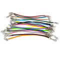 20Pcs Leather Wax Rope String Chain 15cm Lanyard Lariat Strap Cords Double Lobster Clasp Rope Fit Mini Model Doll Pendants Clasp.