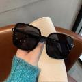 Cool glasses, vintage fashion sunglasses UV400 UV protection Korean-style square glasses men and women optical filter. 