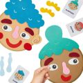 Kids Social Emotional Learning Busy Board with 9 Emotion Cards for Faces Games Preschool Learning Sensory Autism Therapy Toys. 