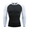 Compression T Shirt Men Long Sleeve Bodybuilding Running Shirt Quick Dry Workout Fitness Tights Gym Sport T-shirt Men Rashgard.