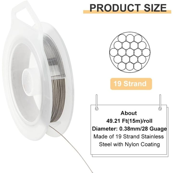 19%20Strands%20Bead%20String%20Wire%20(0.015%20inch/0.38mm%2049FT)%20Nylon%20Stainless%20Steel%20Beading%20for%20Necklace%20Bracelet%20Making%20LightGray%20kit%20-%20Image%202