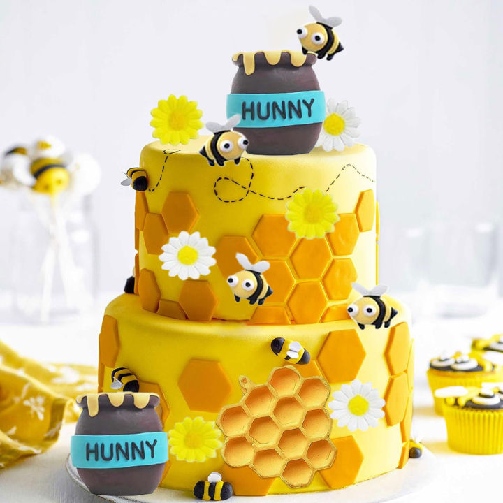 Honey%20Jar%20Cake%20Topper%20Honeycomb%20Cake%20Decorations%20Bumble%20Bee%20Cake%20Toppers%20for%20Birthday%20Bee%20Theme%20Baby%20Shower%20-%20Image%203