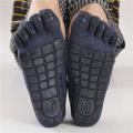 Fashion New Men Winter Thickened Five Fingers Socks Warm Non Slip Grip Fitness Toe Low Calf Slipper Male Floor. 
