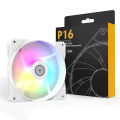 Aigo P16 RGB FAN Ventoinha 120mm Pc Computer Case Fan Rainbow Heatsink 4PIN 12cm White CPU Cooler Silent Fan Cooling Ventilador. 