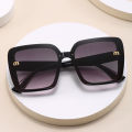 Brand Sunglasses Women's Square Classic Large Frame Fashion Men's Rectangular Letter Design Retro Sun Glasses UV400.
