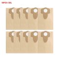 5/10 Pcs 20L 30L Wet And Dry Vacuum Bags For Einhell BT-VC1250S/BT-VC1250/TC-VC 18/20 Li S-Solo Paper Dust Collection Bags.