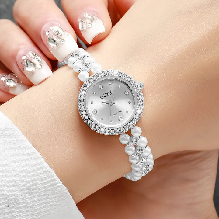 Fashion%20Women's%20Watches%20Ladies%20Imitation%20Pearls%20Alloy%20Band%20Analog%20Quartz%20Wristwatch%20Reloj%20Mujer%EF%BC%88Without%20Box%EF%BC%89%20-%20Image%203