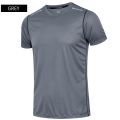 Sports Tshirt Mens Summer Thin Sweat Absorbing Half Sleeve Fast Drying Shirt Ice Silk Tshirt Short Sleeve Top Running FitnessShi. 