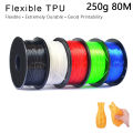 TPU 3D Printer Flexible Filament  250g 1.75mm Length 80M. 