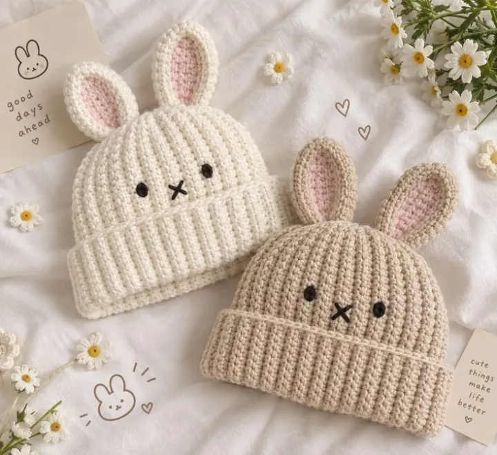 Cute Handmade Crochet Beanie/cap for Girls and boys | Winter Woolen Cap ...