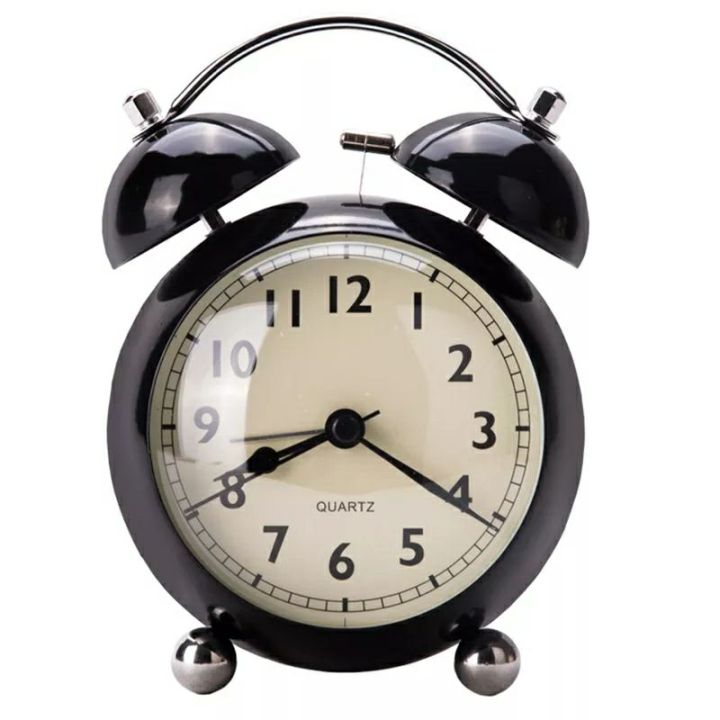 European Retro Alarm Clock Stand Desktop Ornaments Desktop Creative Cute Mini Metal Small Alarm Clock Slaapkamer Decoratie