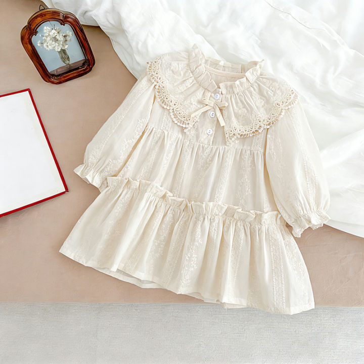 Autumn%20Sisters%20Dress%20Baby%20Bodysuit%20Flower%20Embroidery%20Dress%20For%20Infant%20Girls%20Toddler%20Outfit%20Sisters%20Lace%20Collar%20Princess%20Dress%20-%20Image%206