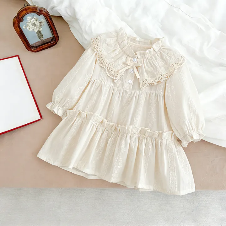 Autumn%20Sisters%20Dress%20Baby%20Bodysuit%20Flower%20Embroidery%20Dress%20For%20Infant%20Girls%20Toddler%20Outfit%20Sisters%20Lace%20Collar%20Princess%20Dress%20-%20Image%206