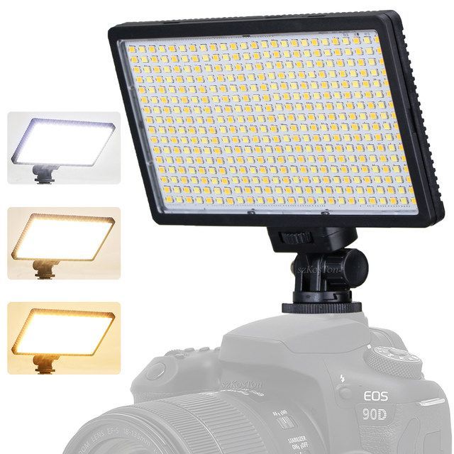 416%20LED%20Video%20Light%20Photography%20Studio%20Fill%20Light%20Camera%20Flash%20lamp%20(Black)%20-%20Image%203