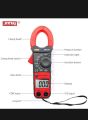 BM5266 handle digital clamp meter multimeter 1999 count Ac/Dc volt amp ohm capacitance phase diode megger tester ammeter. 
