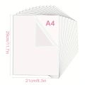 A4 DTF Transfer Film,No Shake Powders, 20 Sheets of Double-Sided PET Heat Transfer Paper for T-Shirt Textile - Cold & Hot Peel. 