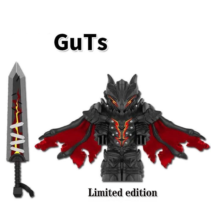 WM Blocks GP103 Anime Cartoon TV Toy Bricks Berserk Guts Building Blocks for Kids Assembling Toys Collect Birthday Model s