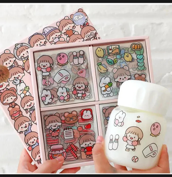 100PCS%20Cute%20Cartoon%20PET%20Waterproof%20Stickers%20Album%20Diary%20Journal%20Decorative%20Scrapbooking%20DIY%20Sticker%20With%20Box%20-%20Image%204