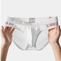 Men's  Low-Waist Briefs Underwear Triangle Mesh Breathable Panties Comfortable Underpants for Men. 