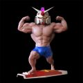 18cm Big Muscle Gunpla EVA Unit 01 LED Light Up Bodybuilding Statue RX-78 Zaku Sazabi Nu Yuanzu Action Figures Boys Toy . 