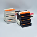 10PCS DIN Rail Relay Module HF 41F With LED 6A Slim Relay 5V 12V 24V High Frequency Relay 41F-5-ZS 41F-12-ZS 41F-24-ZS. 