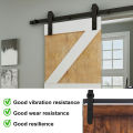 Barn Door Hardware Kit  Heavy Duty Sturdy Sliding Barn Door Track Smoothly and Quietly J Shape Hanger Cupboard Door Panel Access. 