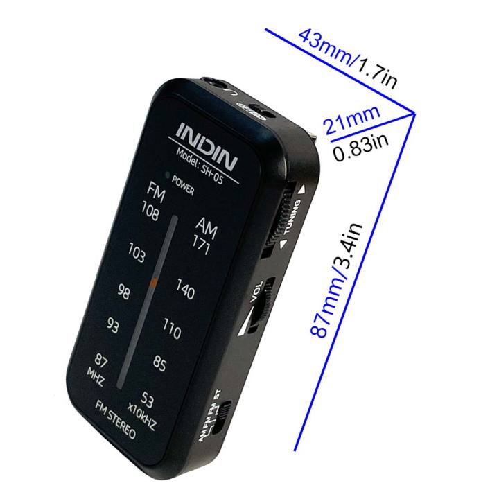 Portable%20Radio%20AM%20FM,Small%20Pocket%20Radios,Stereo%20Sound%20with%20Earphones,2%20AAA%20Battery%20Operated%20for%20Indoor,Outdoor%20Walking,Jogging%20-%20Image%204