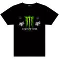 Monster Fox Energy Black And White Tshirt Men. 