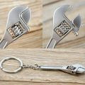 1pc 11.5cm/4.6inch Mini Wrench Tool Keychain Wrench Key Ring Pendant Keychain Creative Mini Activity Wrench Keychain Wrench Keyc. 