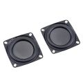 DIY Universal Woofer Radiator 2/3/4inch Black Bass Passive Speaker Low Frequency Loudspeaker. 