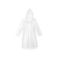6PCS Disposable Waterproof Raincoat Outdoor Hiking Mountain Travel Emergency Transparent Portable Adult Poncho Rain.