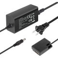 ACK-E18 DR-E18 DC Coupler LP-E17 Dummy Battery AC Power Adapter Kit for Canon EOS Rebel SL2 SL3 T6i T6S T7i T8i 200D 200D II. 