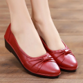 Women Cute Light Weight High Quality Waterproof  Rain Shoes Lady Casual Kitchen & Hotel Work Loafers Black Flats A251. 