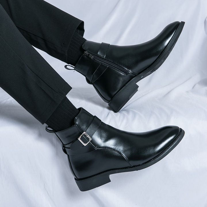 New%20Waterproof%20British%20Riding%20Boots%20Men's%20Fashionable%20Ankle%20Boots%20Casual%20and%20Versatile%20High-Top%20Leather%20Shoes%20Men's%20Trend%20-%20Image%204