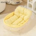 KEMORELA Gauze-edged Cat Princess Sofa Bed Washable and Removable - Universal Pet Mat for All Seasons Suitable for Cats and Dogs. 