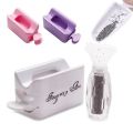 New Nail Art Powder Recycling Box Double Layers Nail Dipping Powder Collect Case Nail Glitter Rhinestones Recycle Storage Tool. 